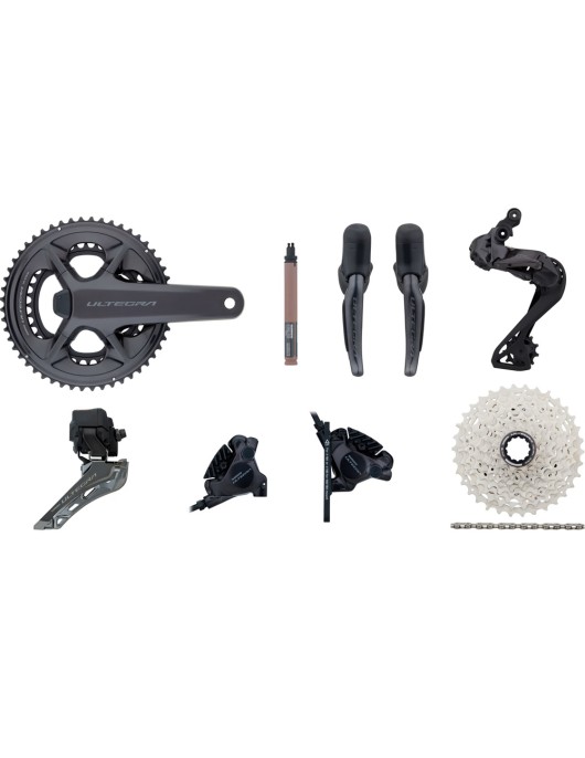 SHIMANO Ultegra DI2 R8150 2x12 36-52 Power Meter Groupset W/ Disc Brake