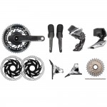 SRAM Red Etap AXS HRD FM 2x12 37-50 Cl Disc Brake Power Meter Groupset