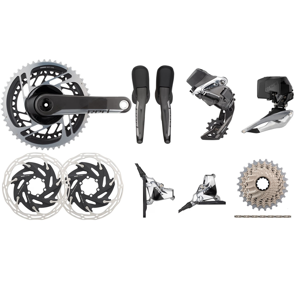 SRAM Red Etap AXS HRD FM 2x12-Speed 37-50 6-Bolt Disc Brake Groupset