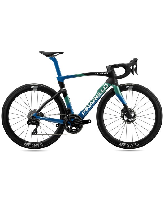 2024 Pinarello Dura Ace Di2 - Nebula Green Blue Road Bike